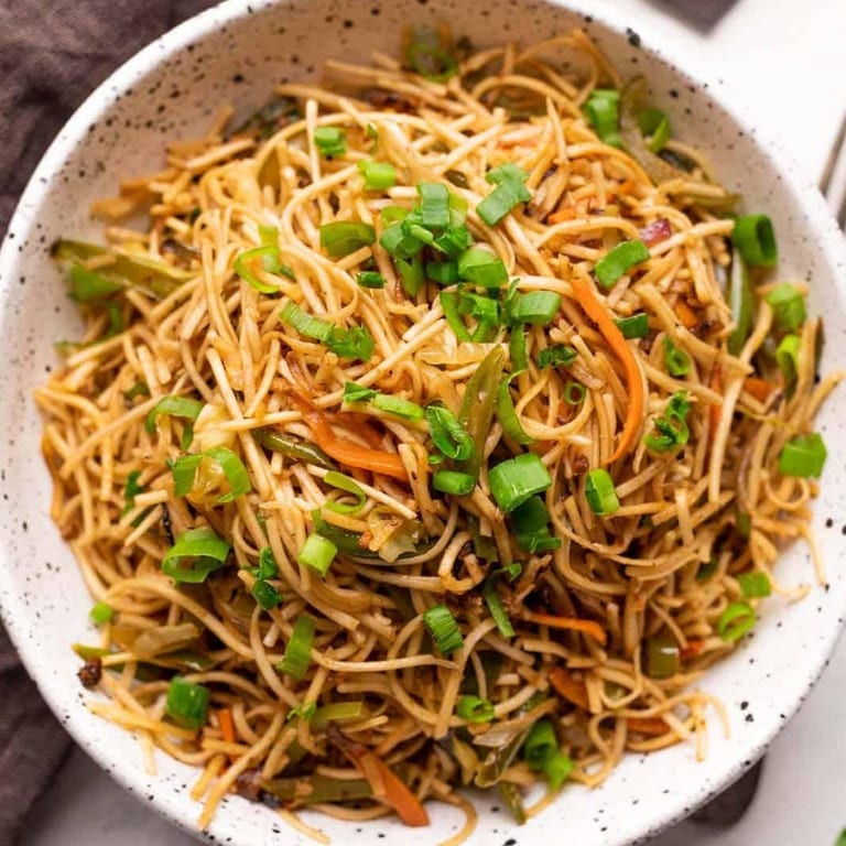 Delicious Hakka Noodles Await
